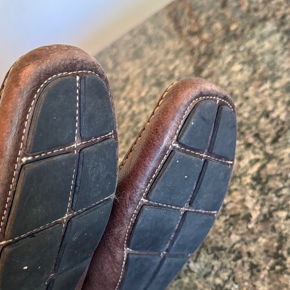 14th & Union Rich Brown Leather Loafers EUC 8M